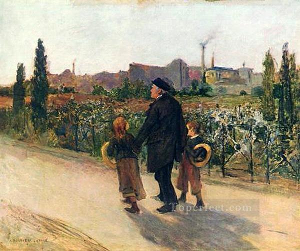 all souls day rural life Jules Bastien Lepage Oil Paintings